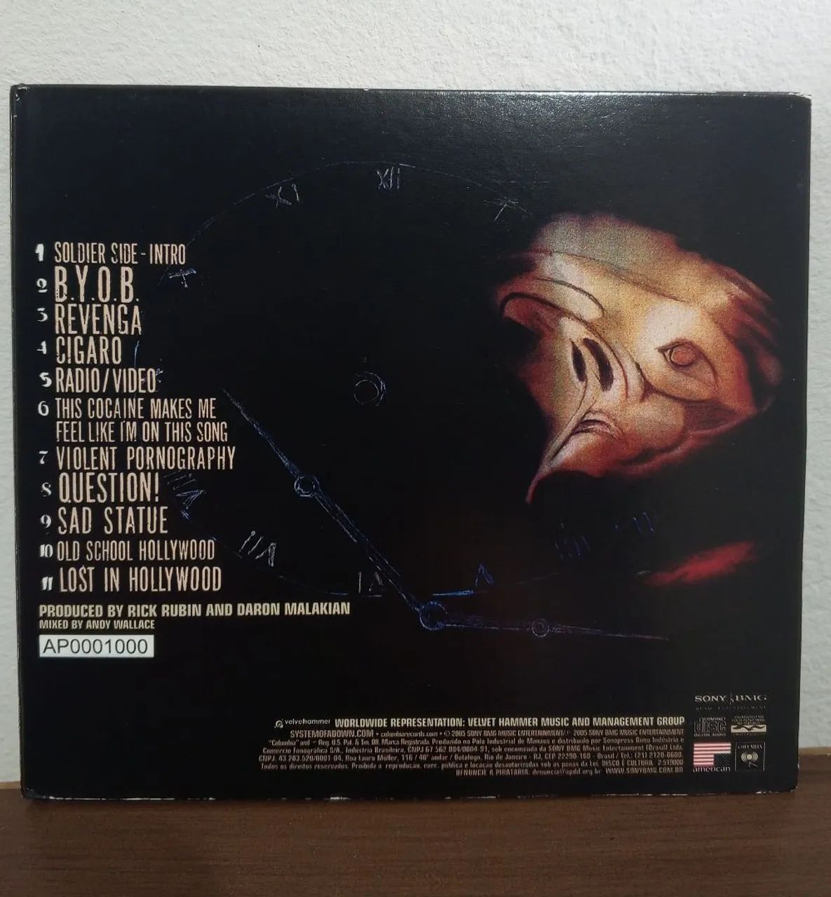 Cd System of a Down - Mezmerize - digipack nacional - usado - Foto 2