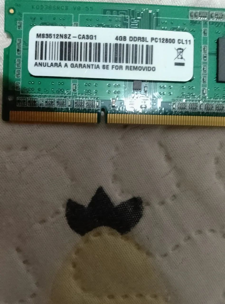 MEMORIA DDR3 4gb.para notebook - Memória RAM - Cajueiro Seco