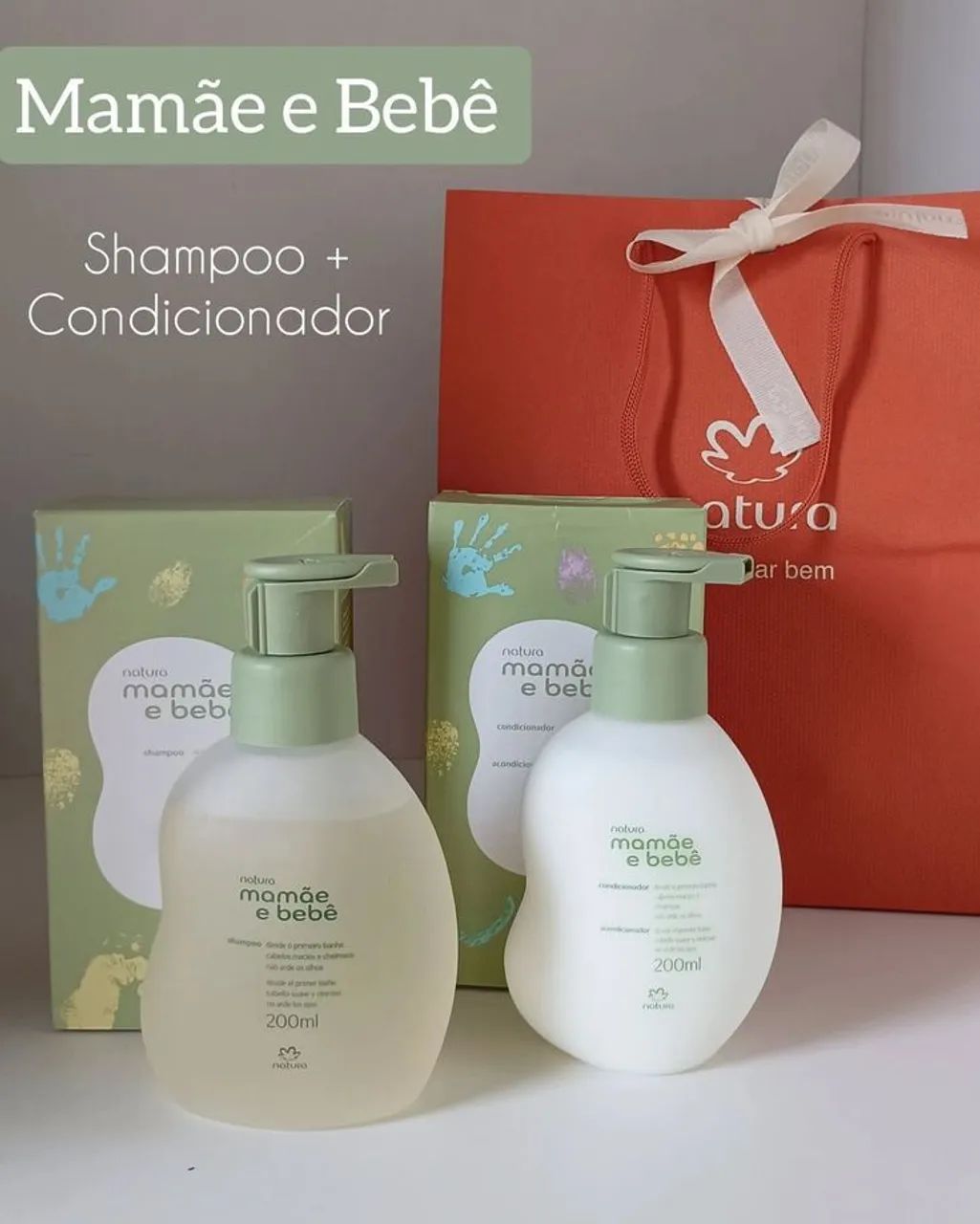 SHAMPOO+ CONDICIONADOR* MAMÃE E BEBÊ NATURA 