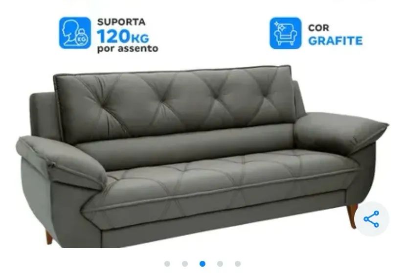 Vendo sofá seminovo  - Foto 4