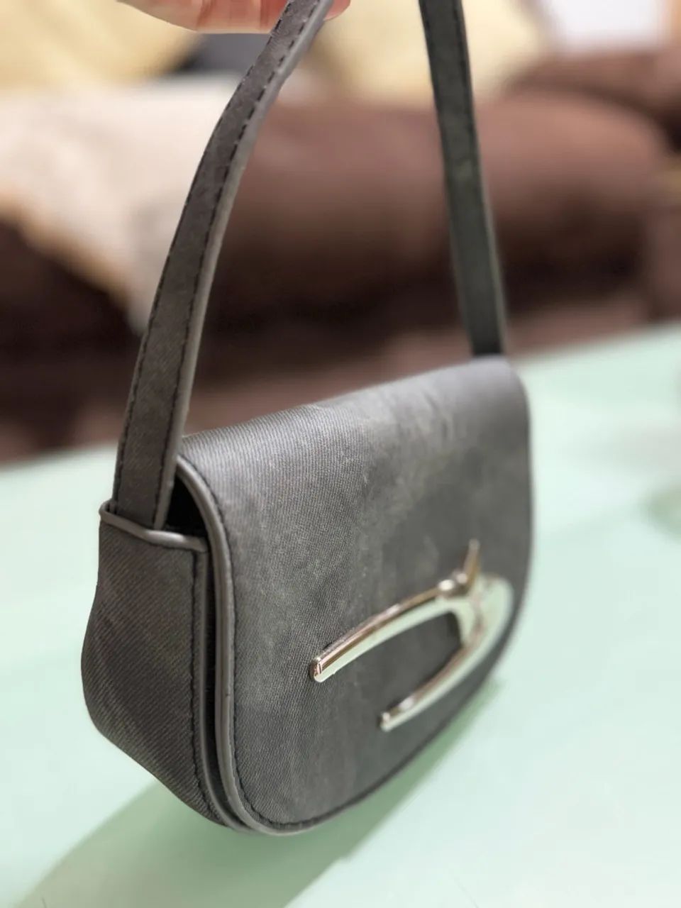 Mini bolsa meia lua  - Foto 3
