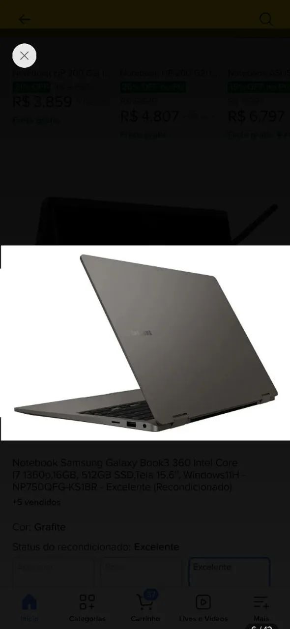 Computador Samsung Galaxy Book 3 360° 16" - Foto 2