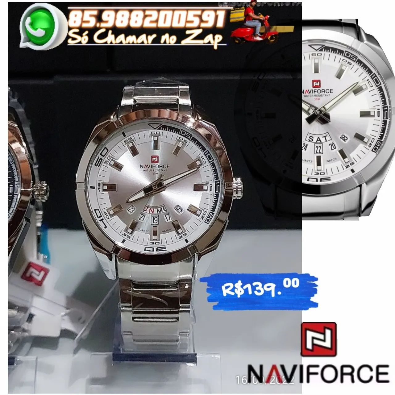 Relógio NAVIFORCE Digital combina um design moderno - Foto 3