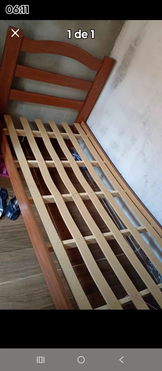 Cama nova comprei na loja cem mais e para criança 
