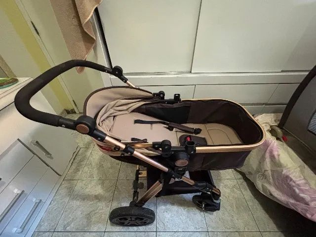 Carrinho de bebê moisés luxo  - Foto 2