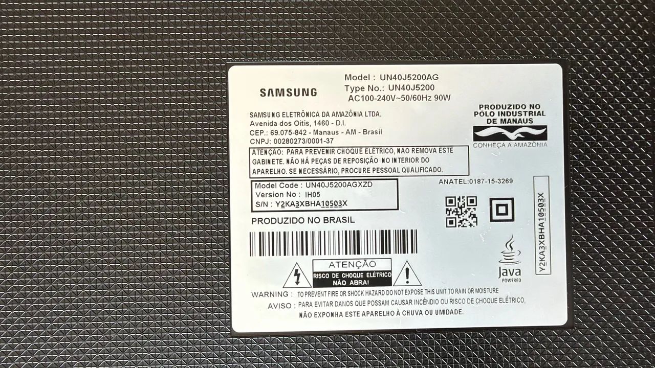 Smart TV Samsung 40 Polegadas Full HD - Modelo UN40J5200 - Foto 2