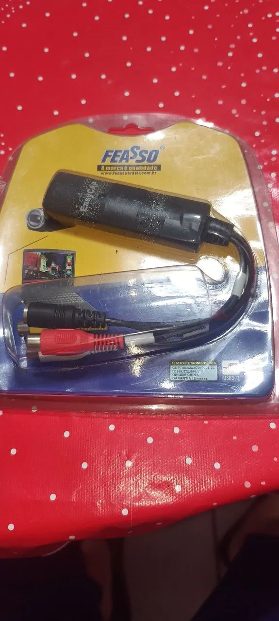 ADAPTADOR DE CAPTURA DE ÁUDIO E VIDEO USB. 