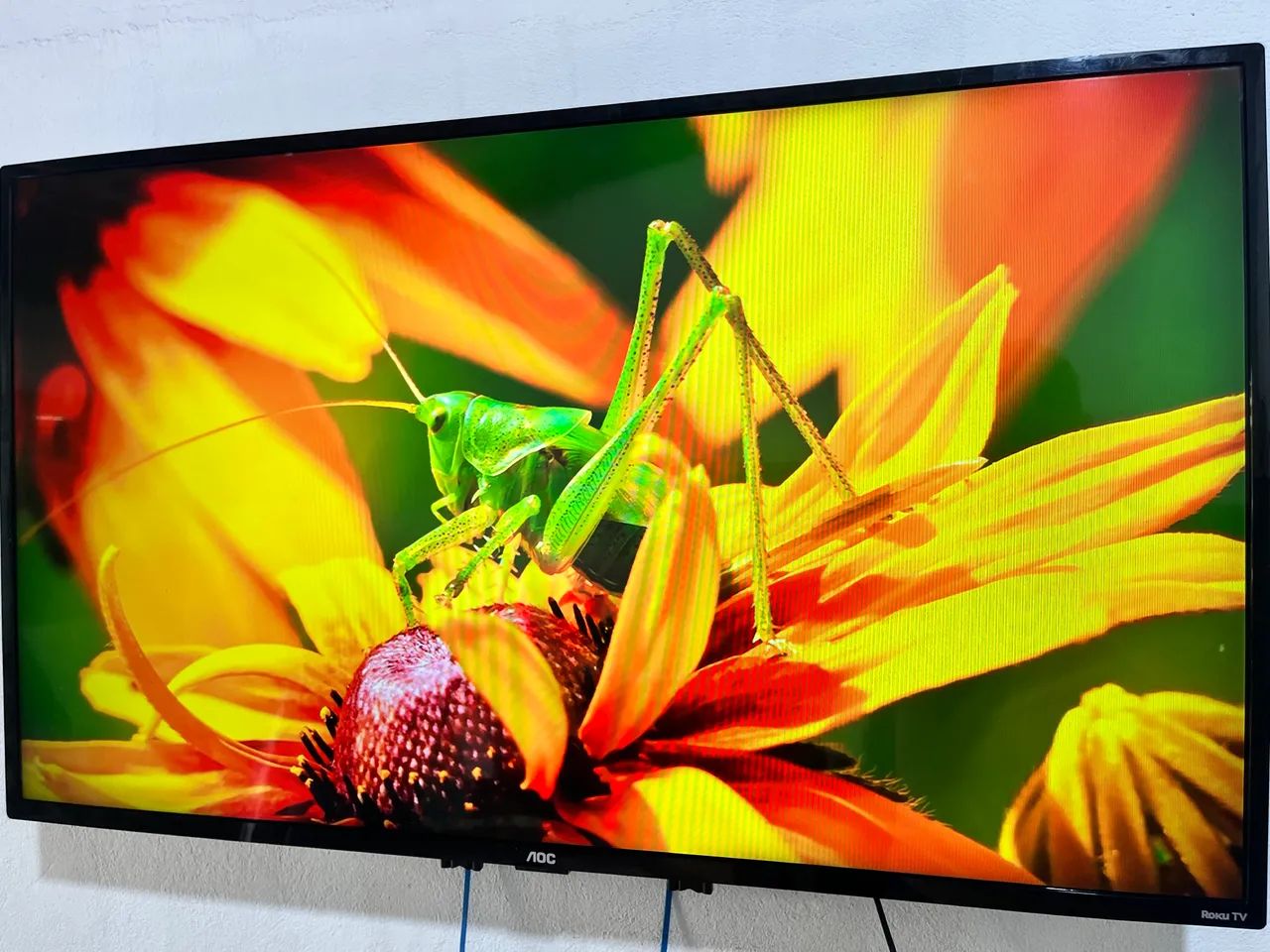 Smart tv aoc Roku de 43 polegadas  - Foto 4
