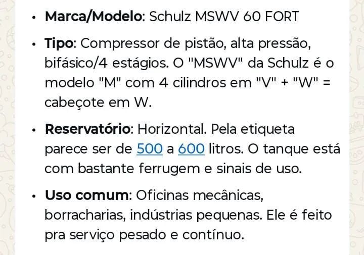 Compressor de pistão  - Foto 2