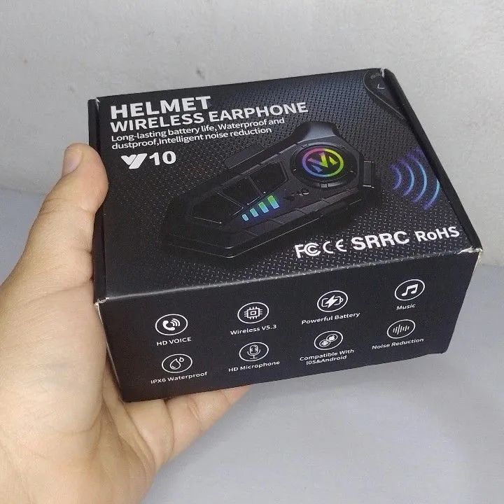 Intercomunicador Para Capacete Moto Bluetooth Atende Chamadas - Foto 4