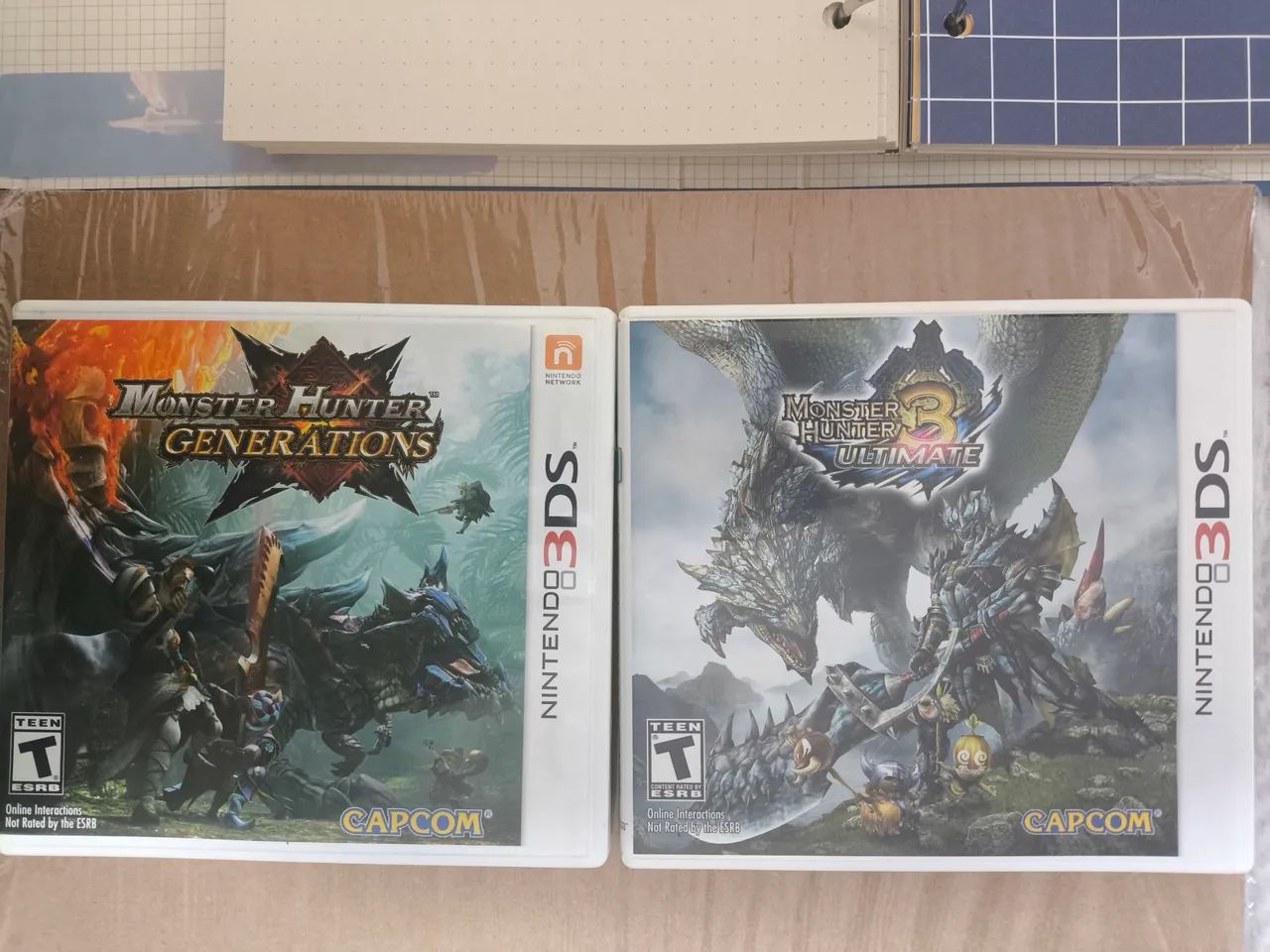 Monster hunter 3ds, ultimate e generations 
