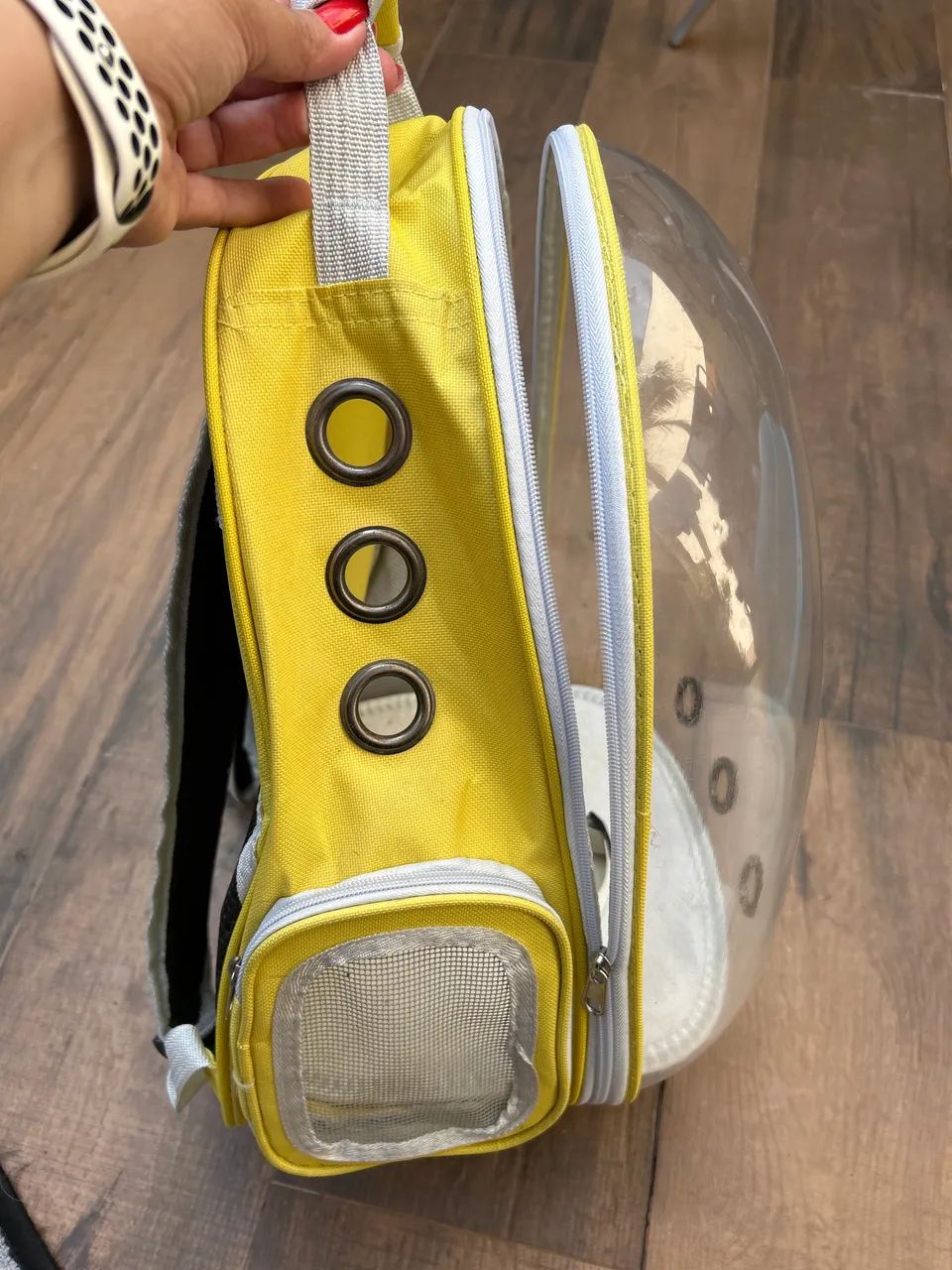 Mochila transporte gato/cachorro - Foto 5