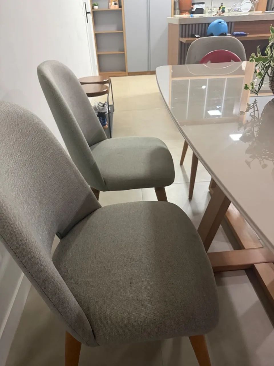 Mesa de jantar 6 lugares com cadeiras  - Foto 5