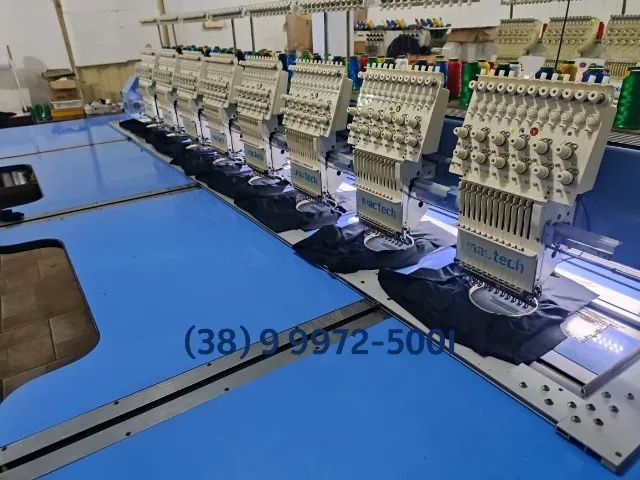 Vendo Máquina Mactech Modelo 1208 (08 cabeças, 12 agulhas)