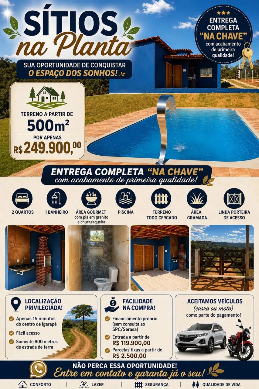 Chácaras completas com financiamento próprio  - Foto 2