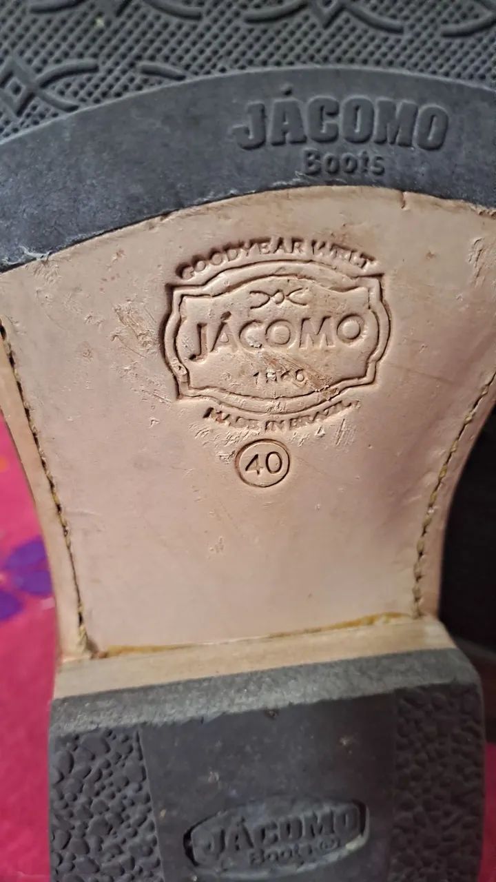 Bota jacomo couro elefante.  - Foto 4