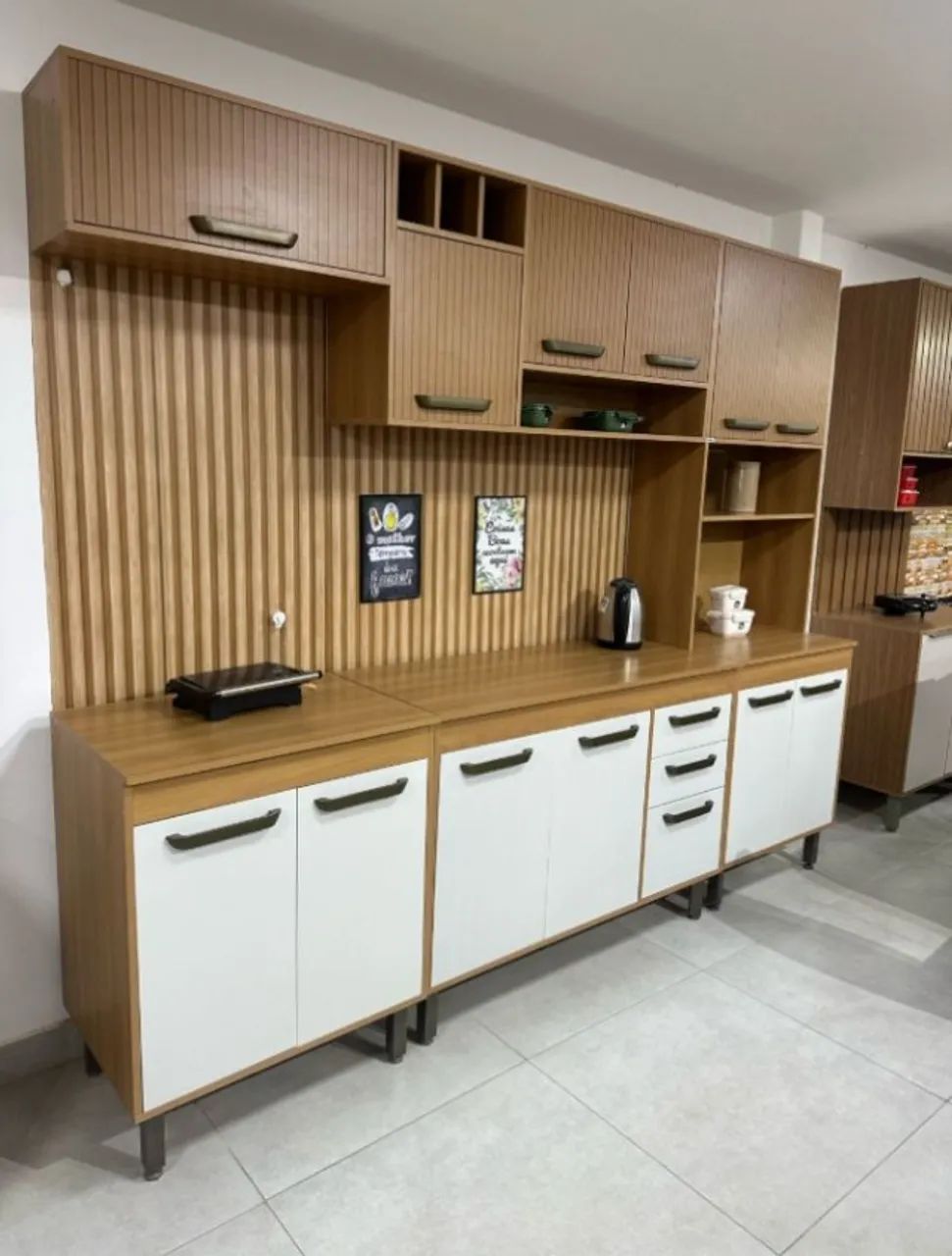 COZINHA BARCELONA COMPLETA COM 2 BALCAO - Foto 2