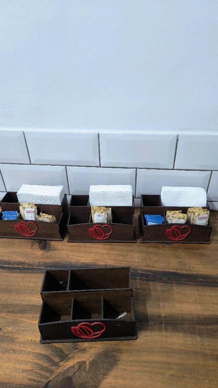 4 porta guardanapo/sachê para bar e restaurante  - Foto 2