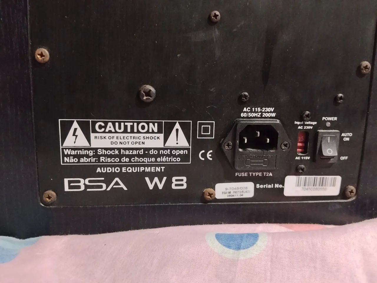 subwoofer ativo da marca BSA, modelo W8. Oi - Foto 4