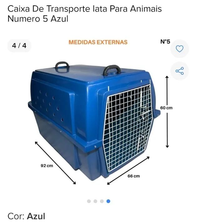 Caixa transporte Kennel 