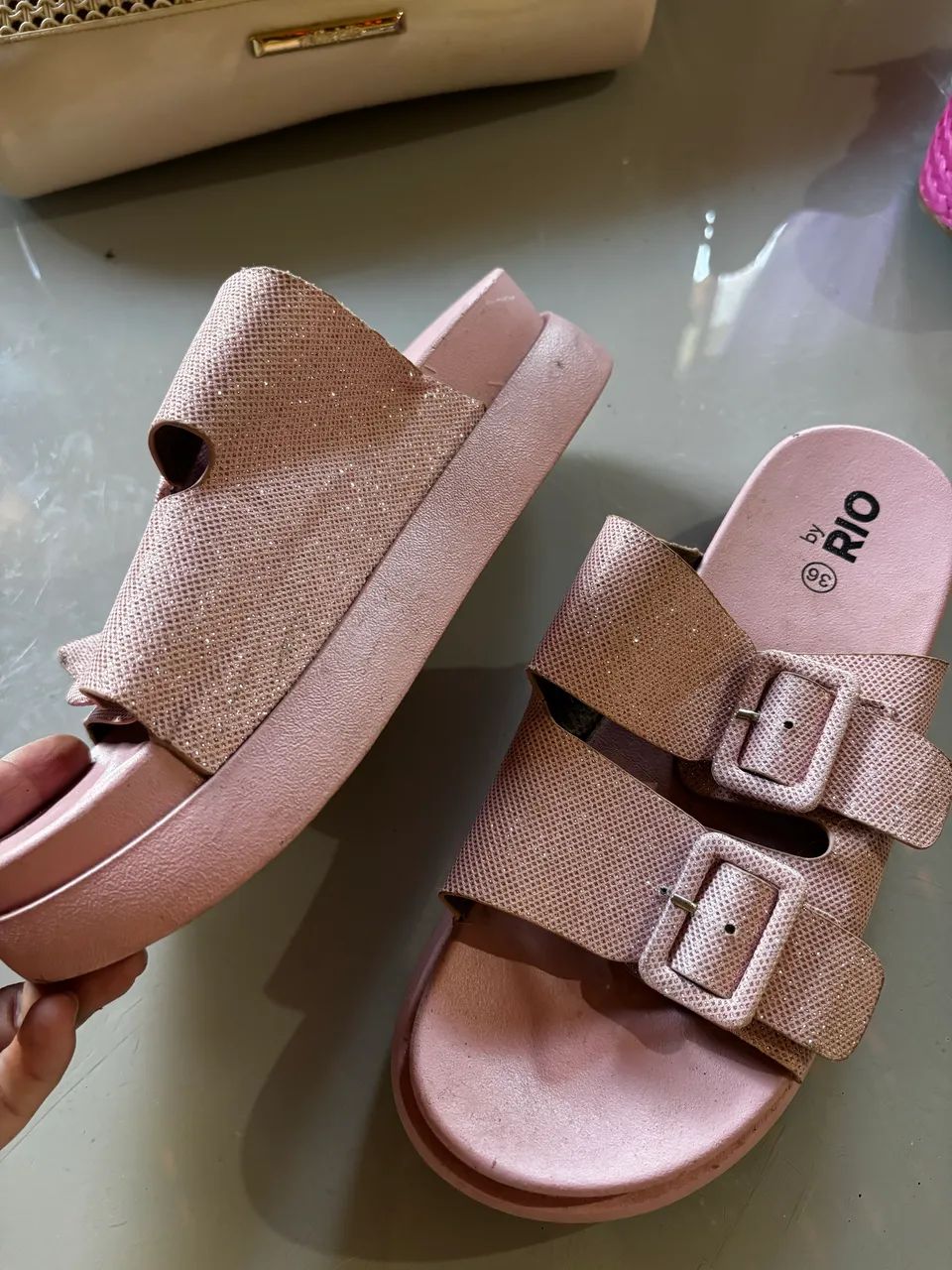 Papete Rosa bebê N36