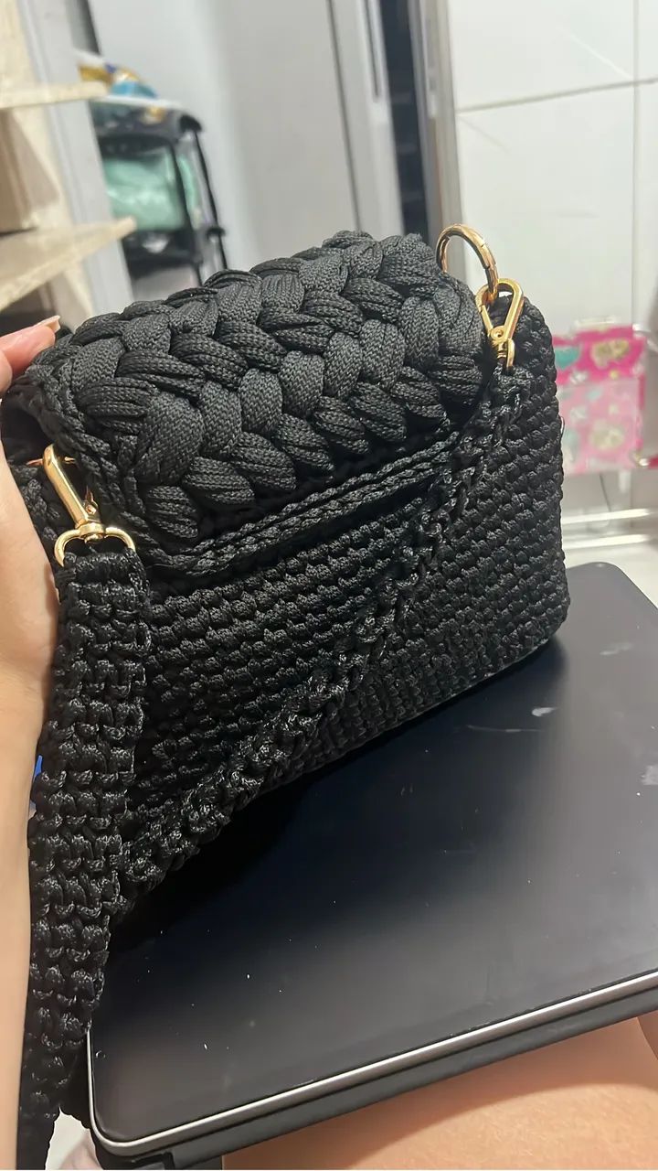 Bolsa em crochê - Foto 5
