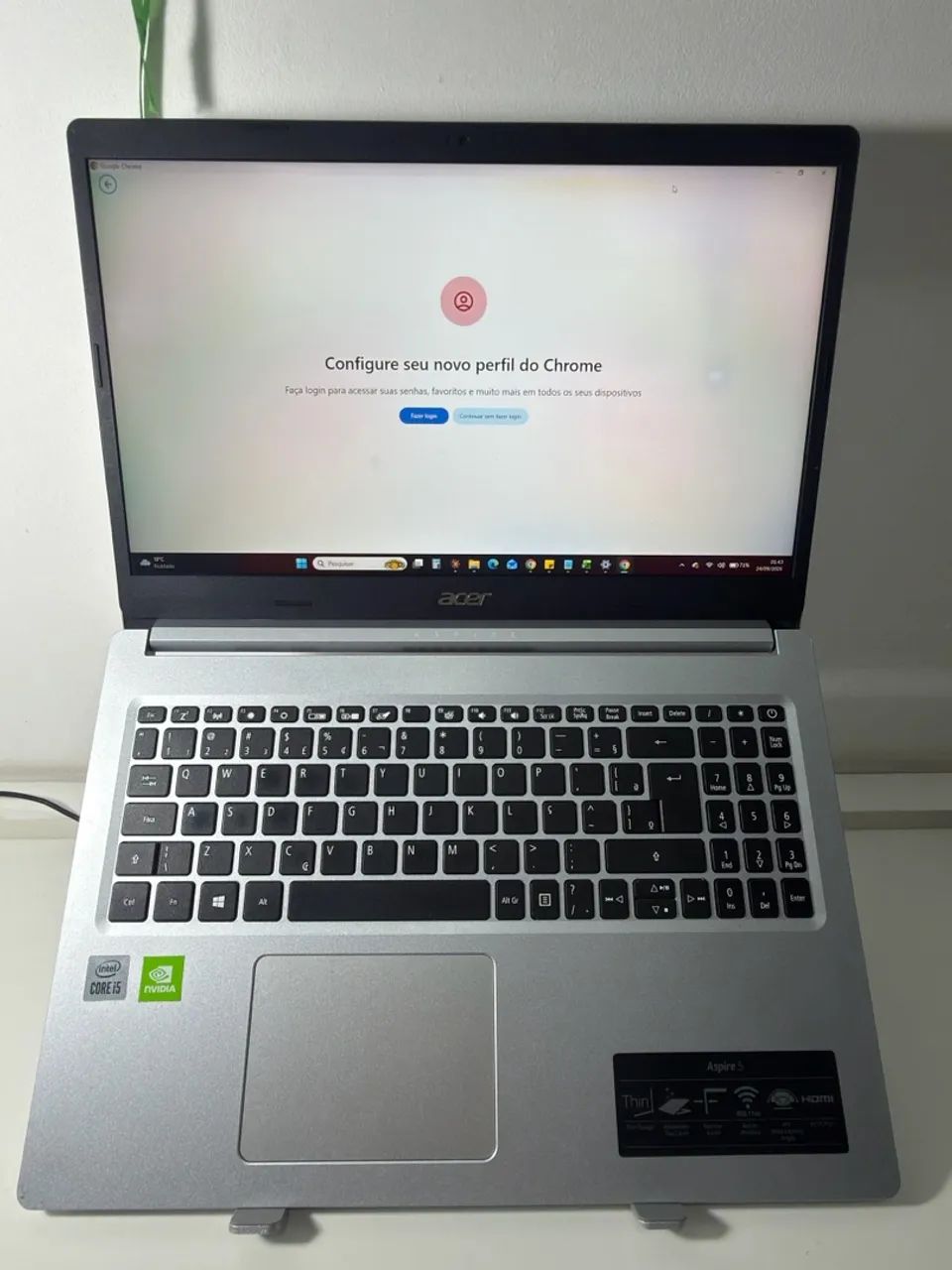 Notebook Acer Aspire 5 A515 54G 8GB RAM GeForce 250M - Foto 2