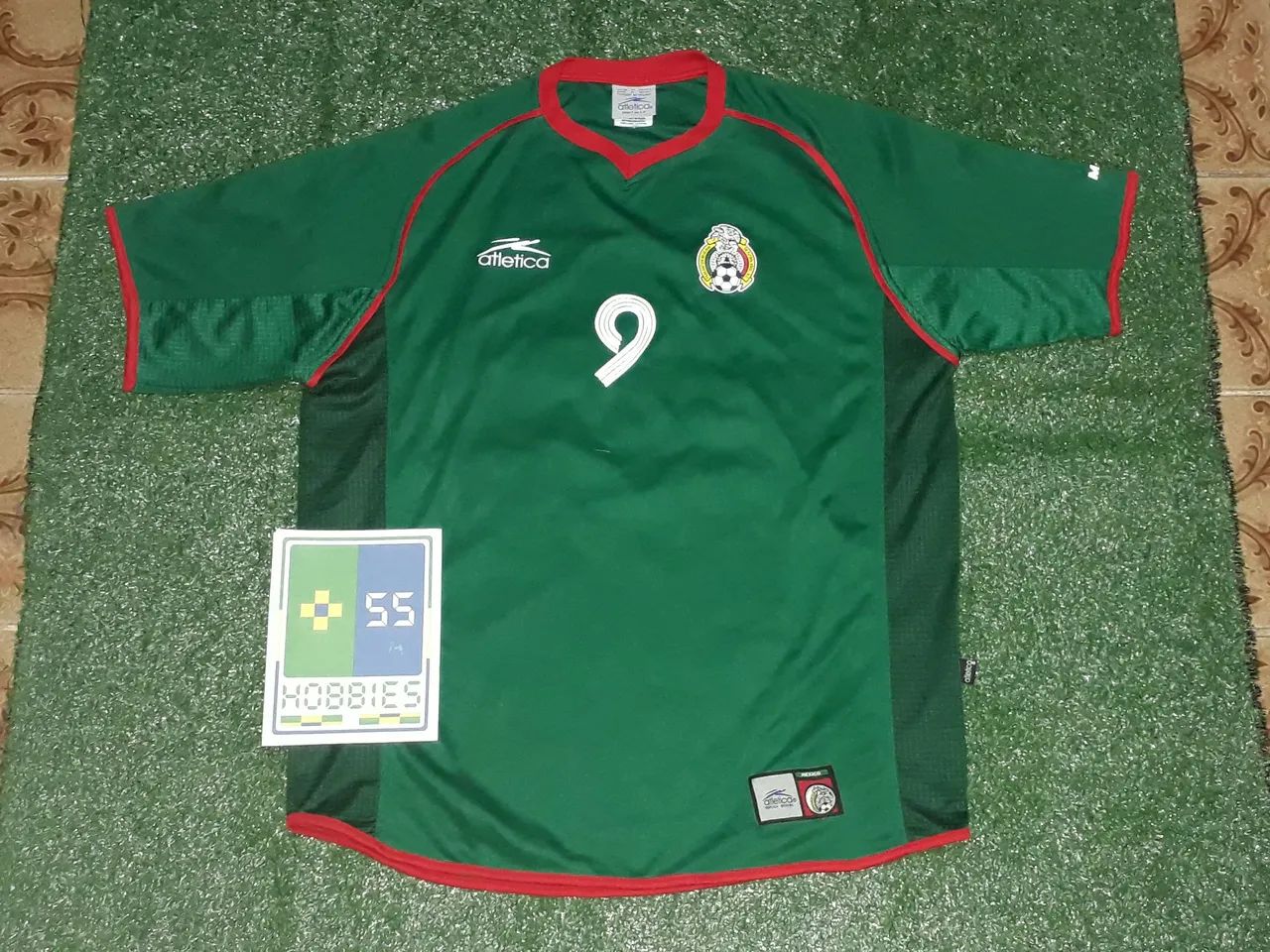Camisa México 2002 Home N° 9 J. Borgetti