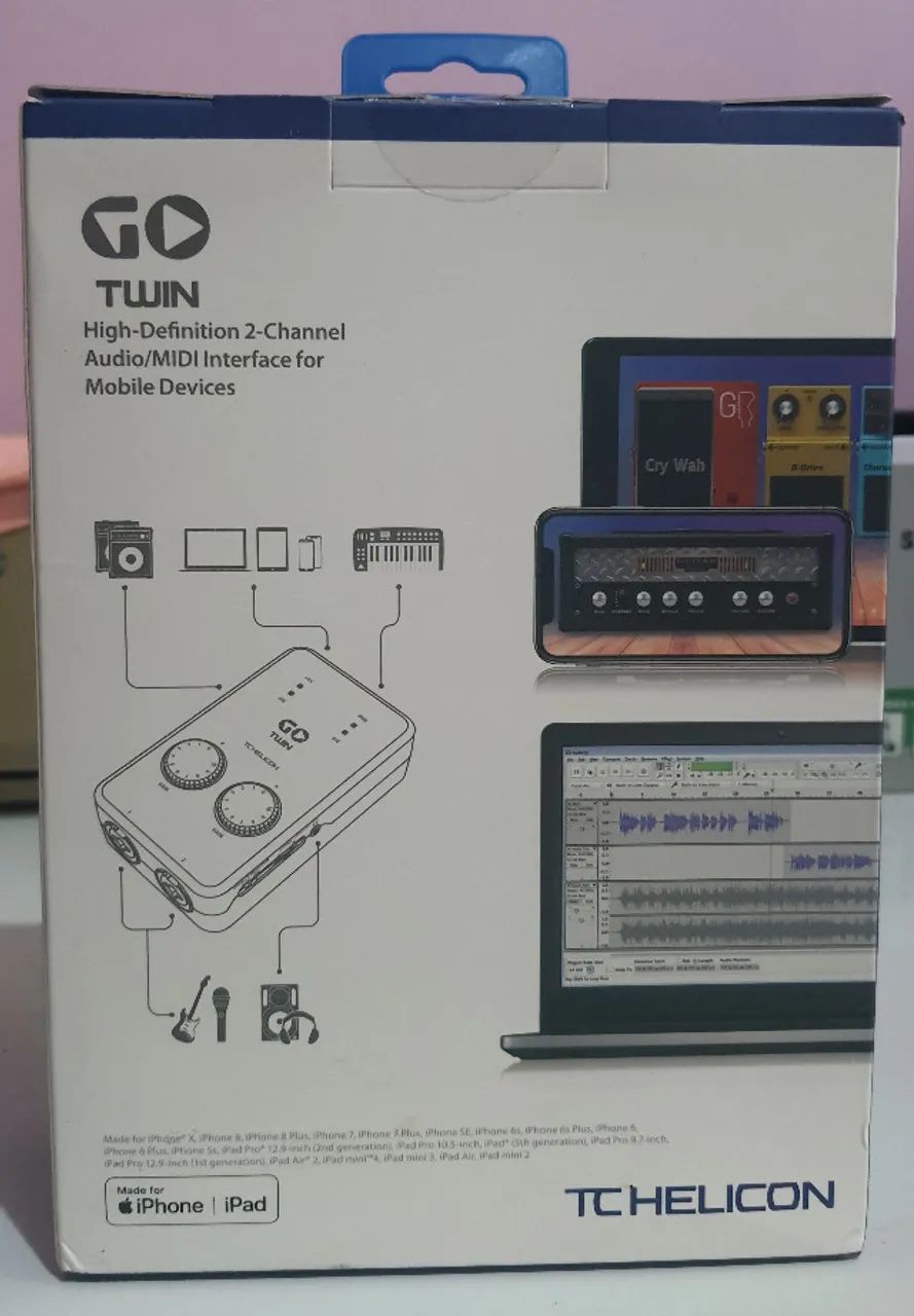 Interface de Áudio TC Helicon GO TWIN