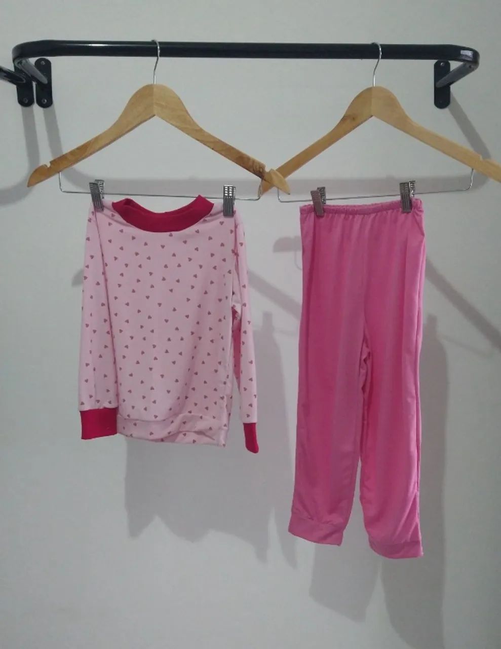 Pijamas infantil inverno e manequim 