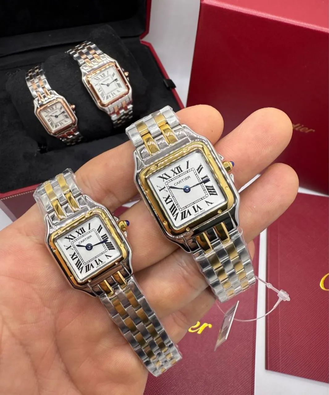Relógio Estilo Panthère 23/29mm - Elegante, Aço Inox 904L Feminino