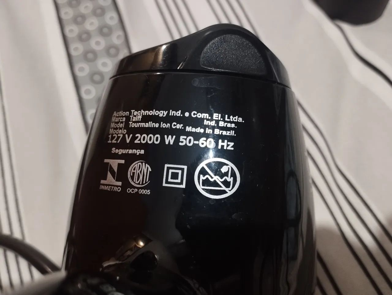 Secador Taiff Tourmaline Íon (2000W / 127V) - Beleza e Cuidados