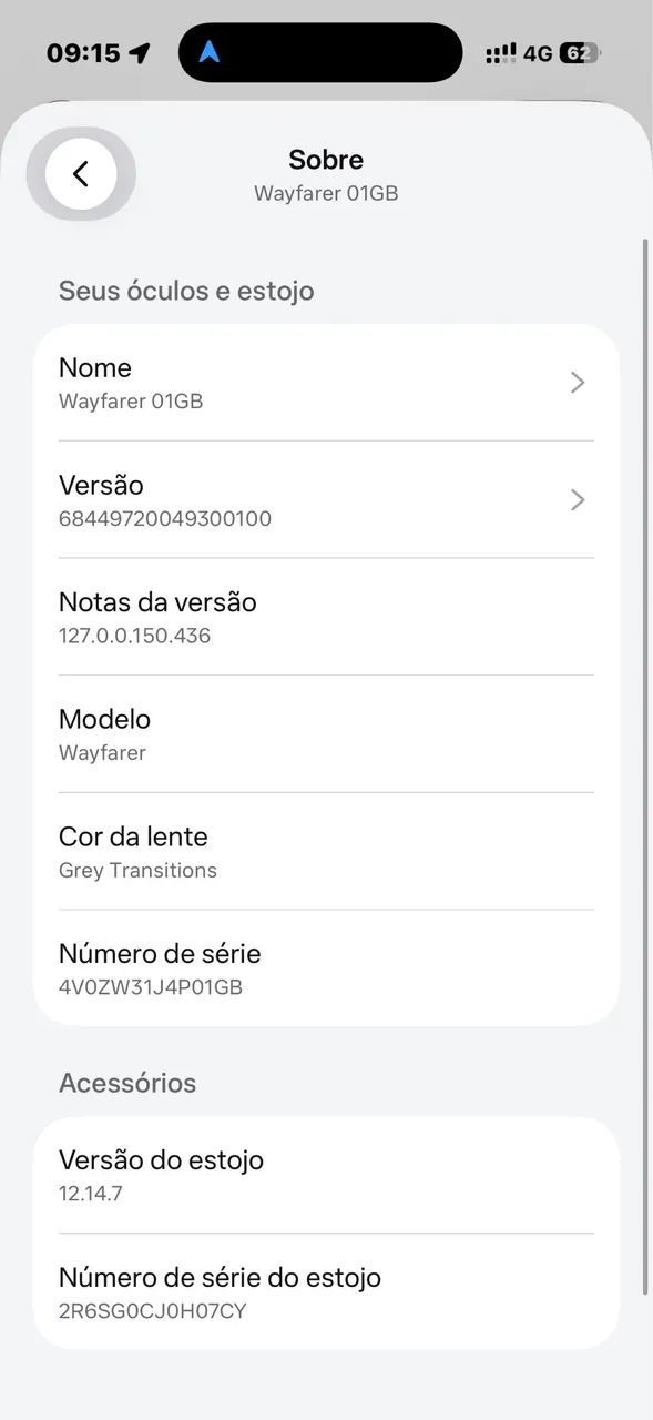 Óculos meta wayfarer gen 2 Transitions  - Foto 3