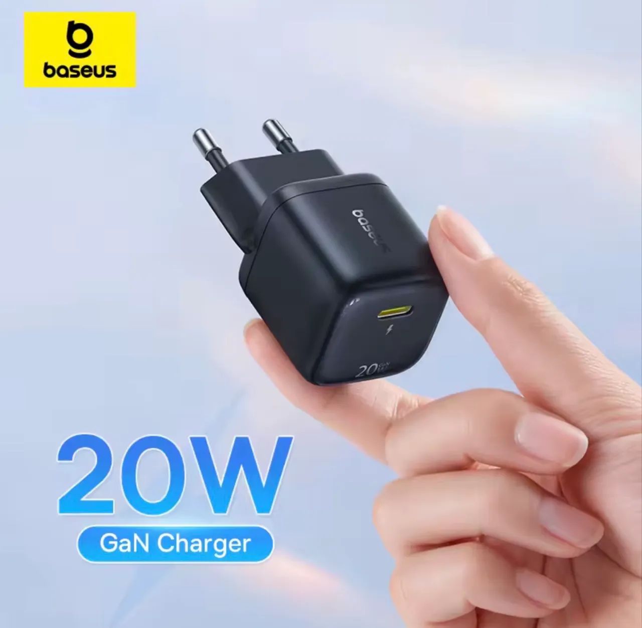 Fonte baseus carregador iPhone tipo C 20w