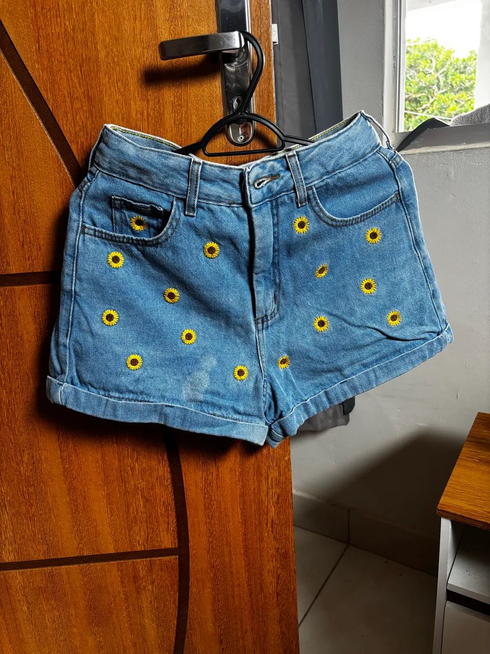 Brechó- Shorts Jeans femininos - Foto 3