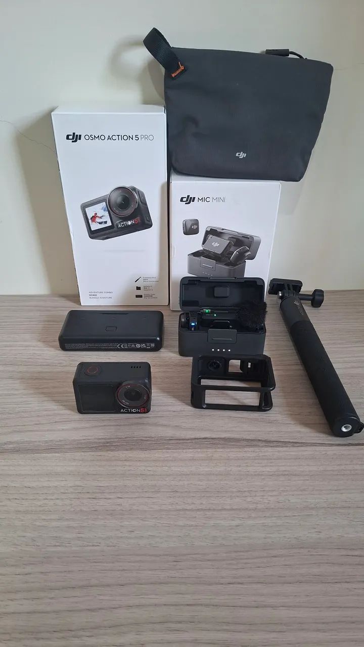 Câmera Action 5 Pro (combo)