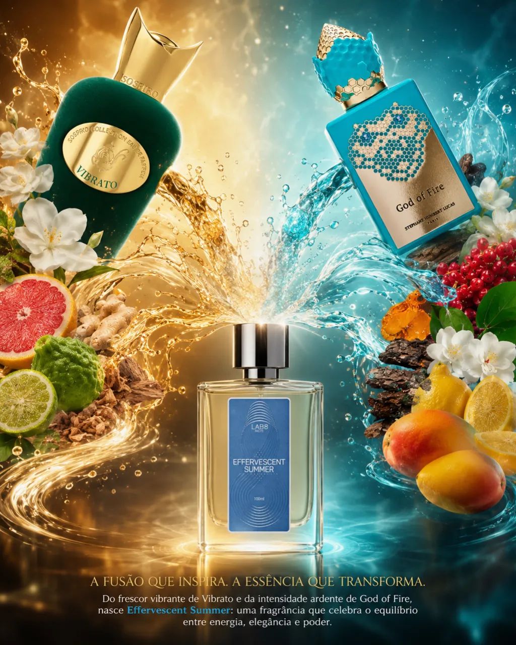 Perfume - Effervecent Summer 100ml - Lab8 - Foto 3