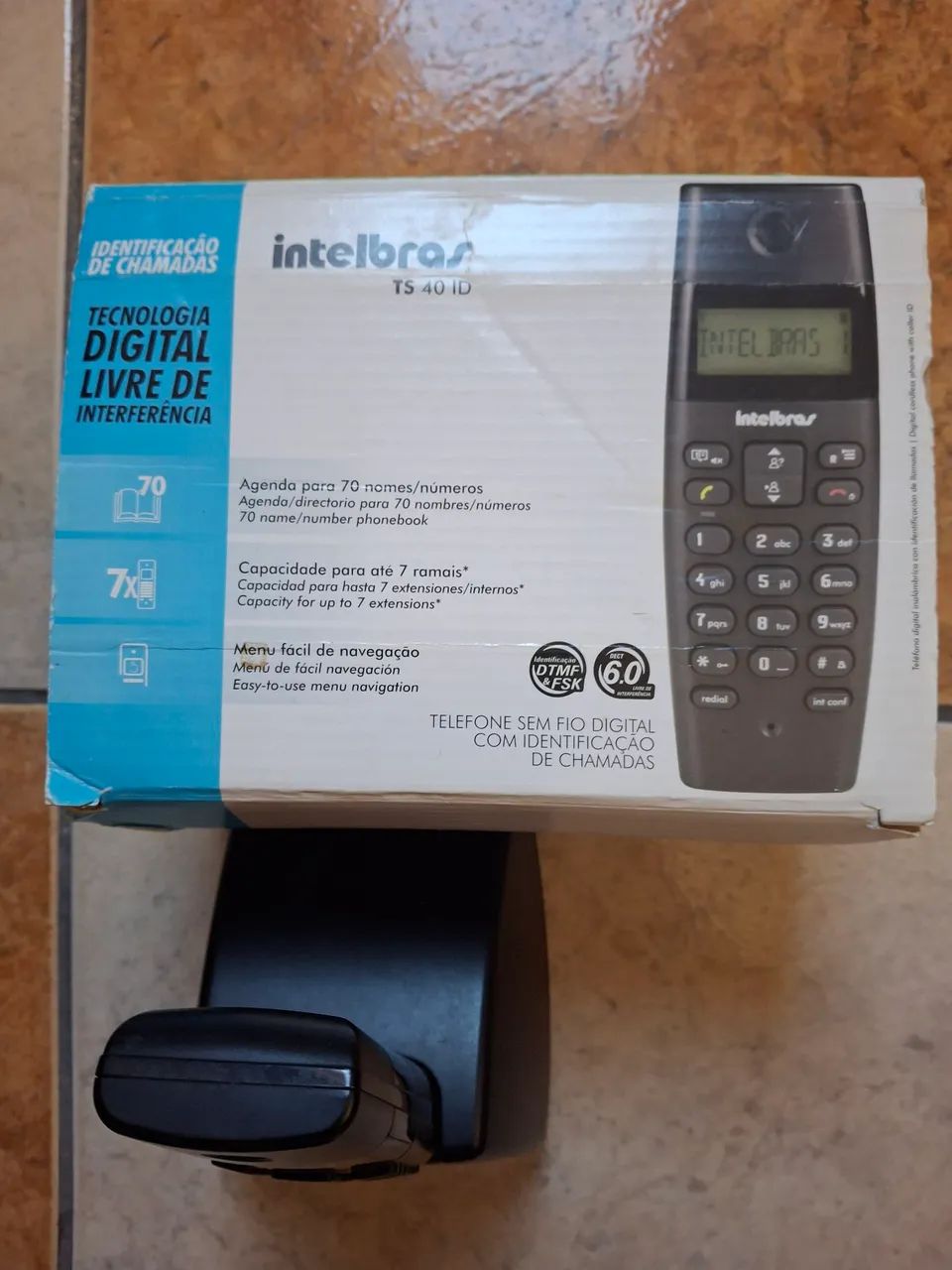 Telegone sem fio Intelbras TS 40 - Foto 4