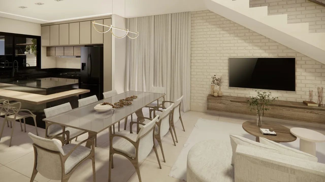Casa em construção, Ampla e Sofisticada em Dois Pavimentos no Terras Alpha - Foto 3