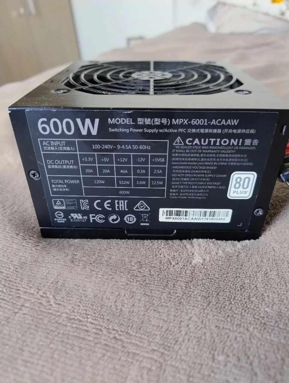 Fonte 600w Cooler Master - Foto 2