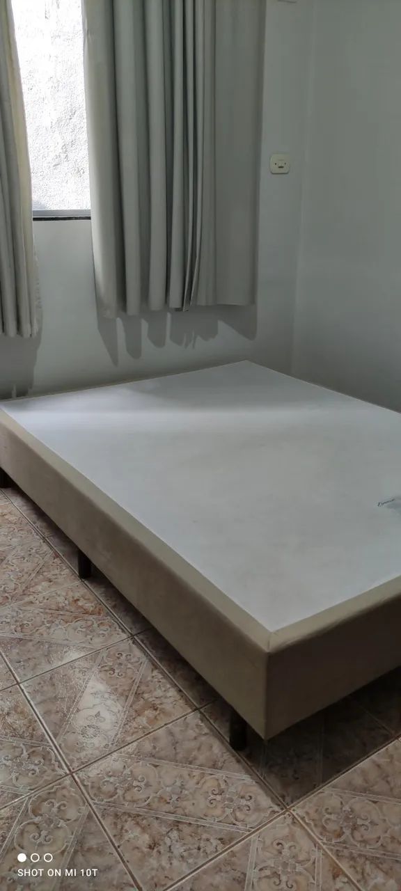 Cama Box Casal e Base Box Casal