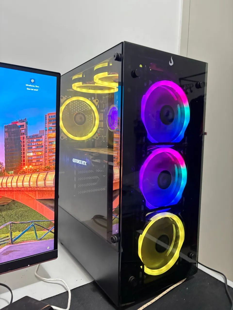 Gabinete gamar rise mid tower usado - Foto 3