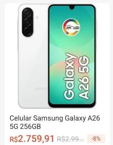 Novo A 26 256G 8R