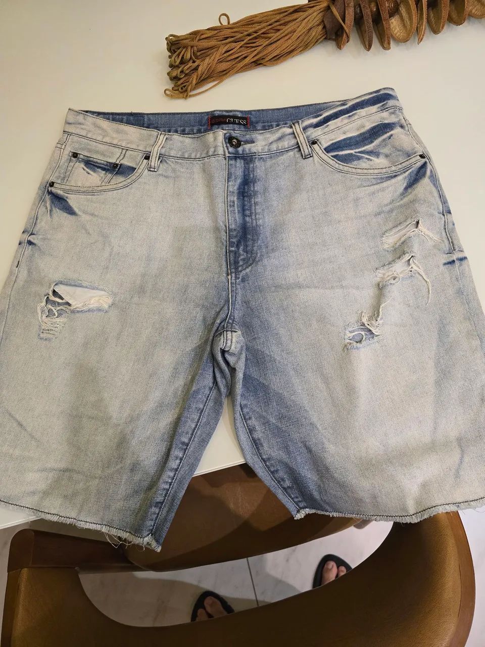 Bermuda jeans guess original tamanho 48