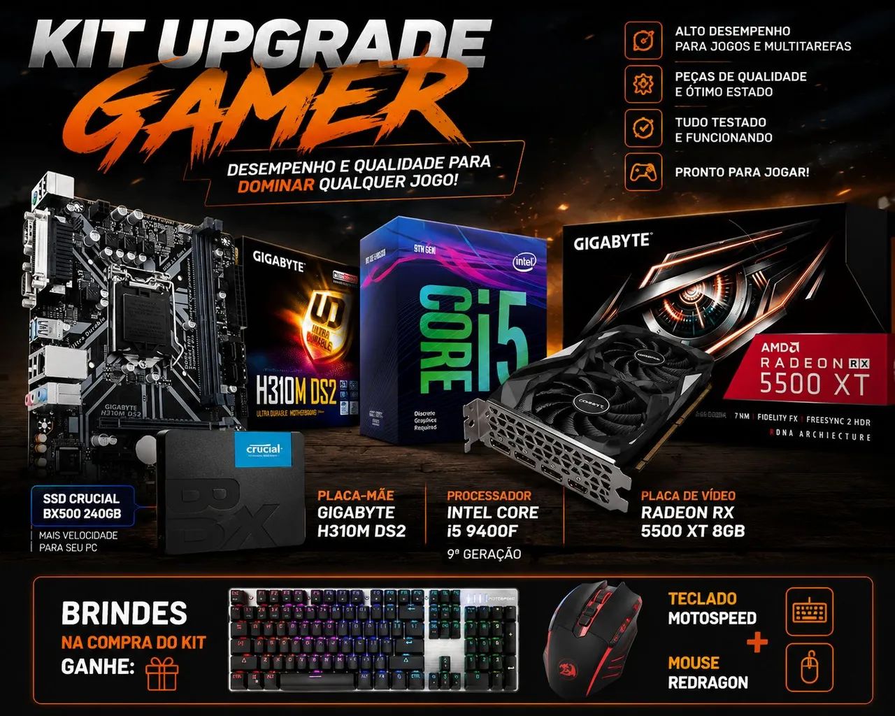 Kit PC Upgrade Gamer