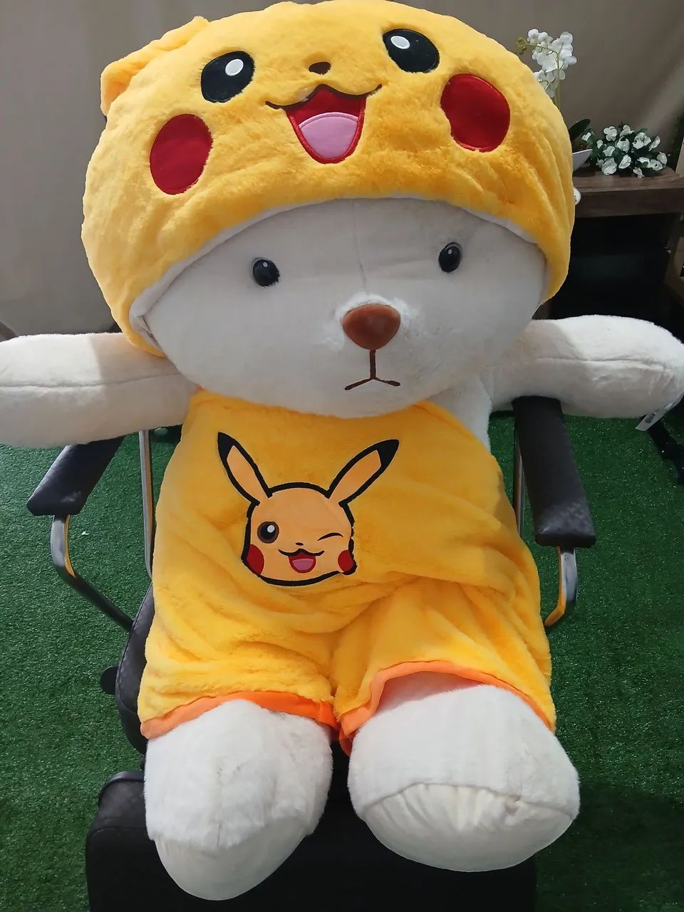 Ted com roupa do Picachu  - Foto 3