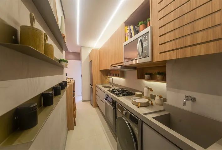 Apartamento com varanda gourmet (2 quartos e 1 suíte) - Troco por Carro - Foto 4