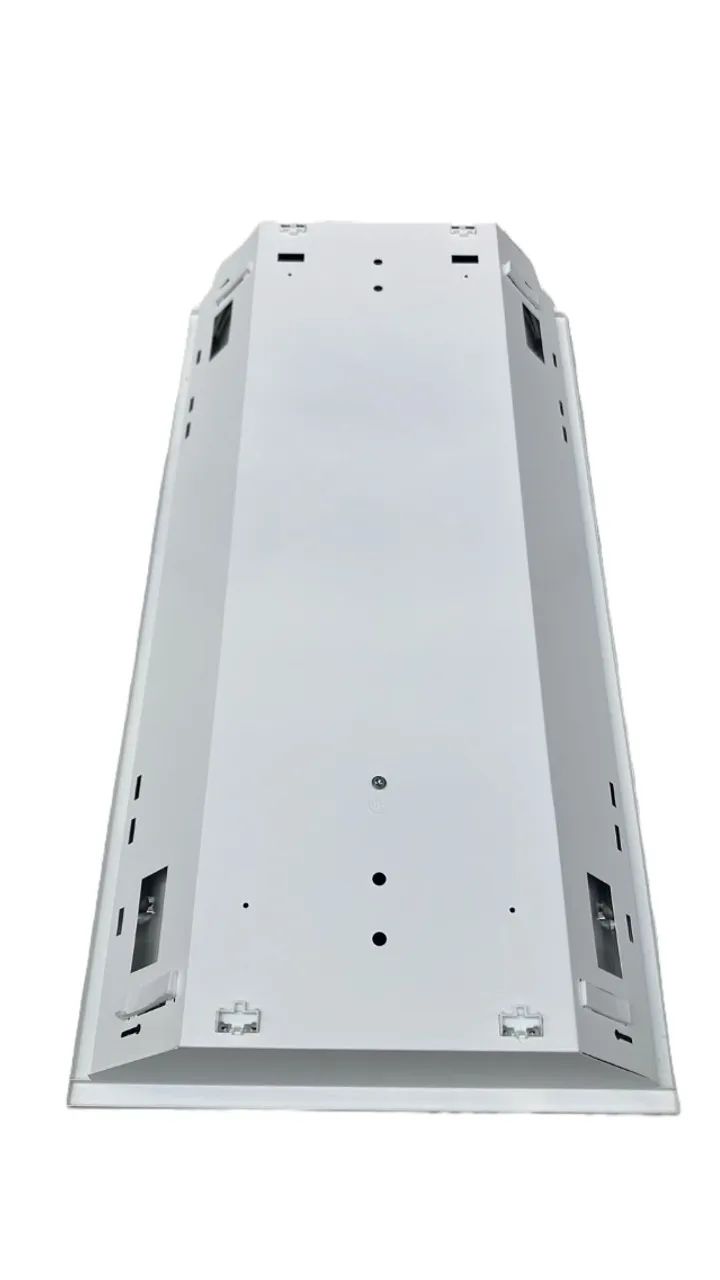 Luminária de Embutir C/ Aletas para 2 lâmpadas de 20w - A03 - Branca - T10 - Abalux - Foto 2