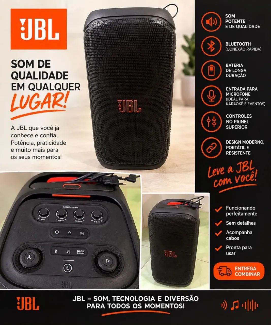 Caixa JBL,320 telefone *