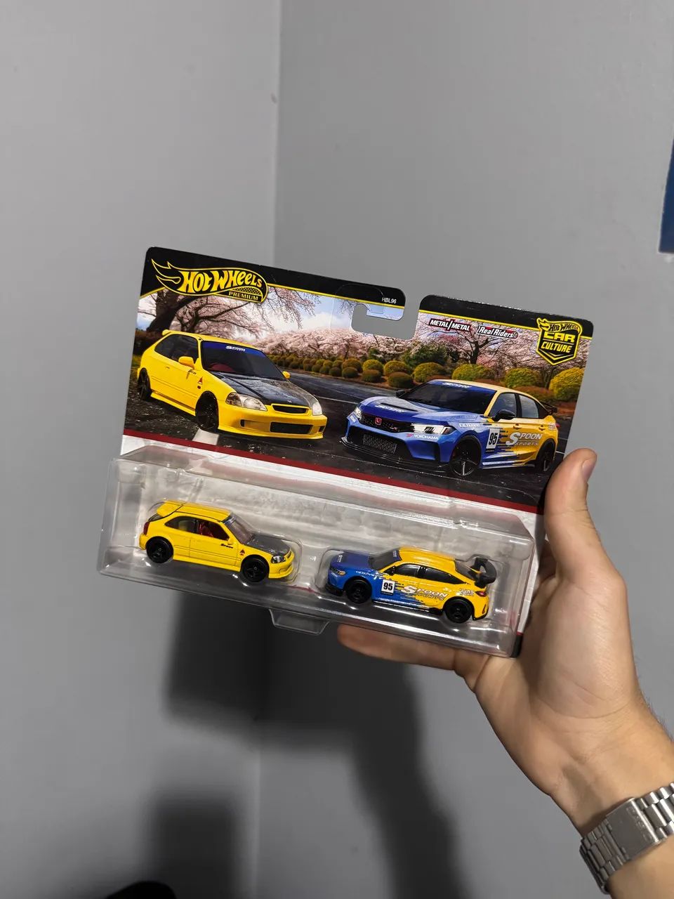 Set hotwheels civic type r 